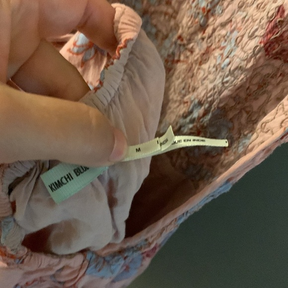 Kimchi blu urban outfitters backless flowy floral whimsical coquette fairy dress - Picture 6 of 7